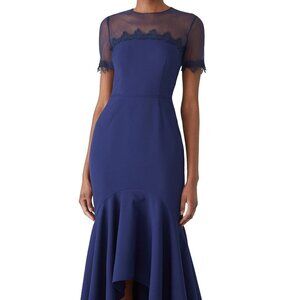 JS Collections High Low Illusion Gown, 8